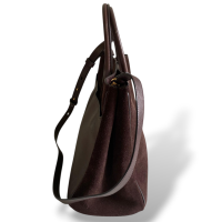 Bolsa Burberry em Suede Marrom Bolsa Burberry em Suede Marrom