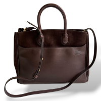 Bolsa Burberry em Suede Marrom Bolsa Burberry em Suede Marrom