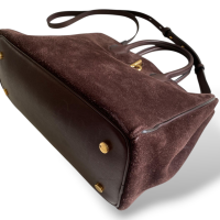 Bolsa Burberry em Suede Marrom Bolsa Burberry em Suede Marrom