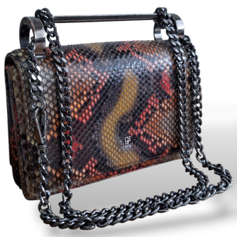 Bolsa Carolina Herrera Python Colorida