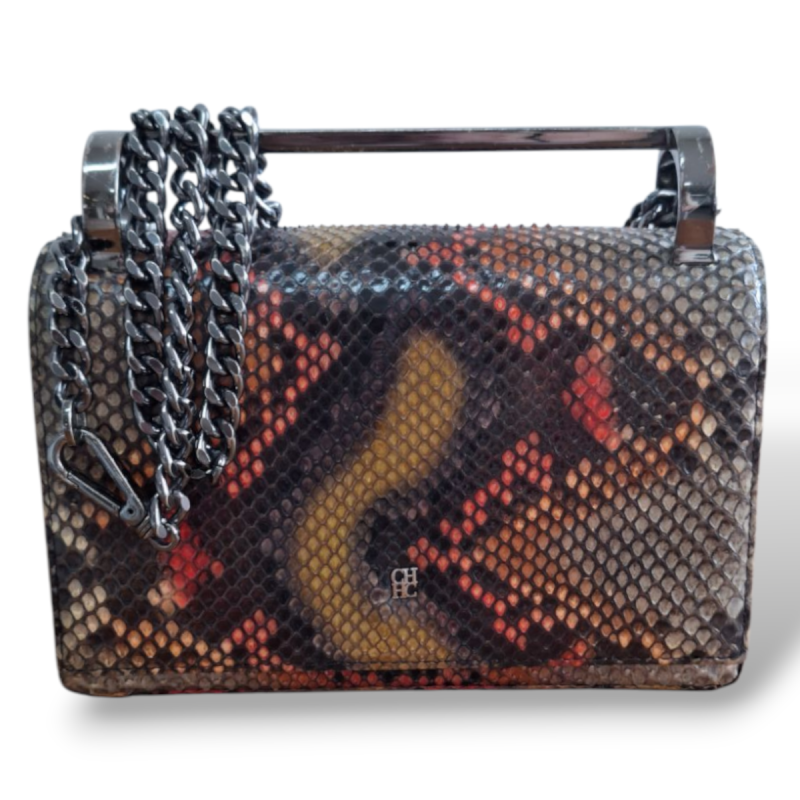 Bolsa Carolina Herrera Python Colorida