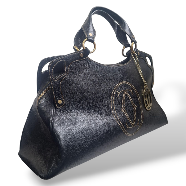Bolsa Cartier Marcello Tote Preta Bolsa Cartier Marcello Tote Preta