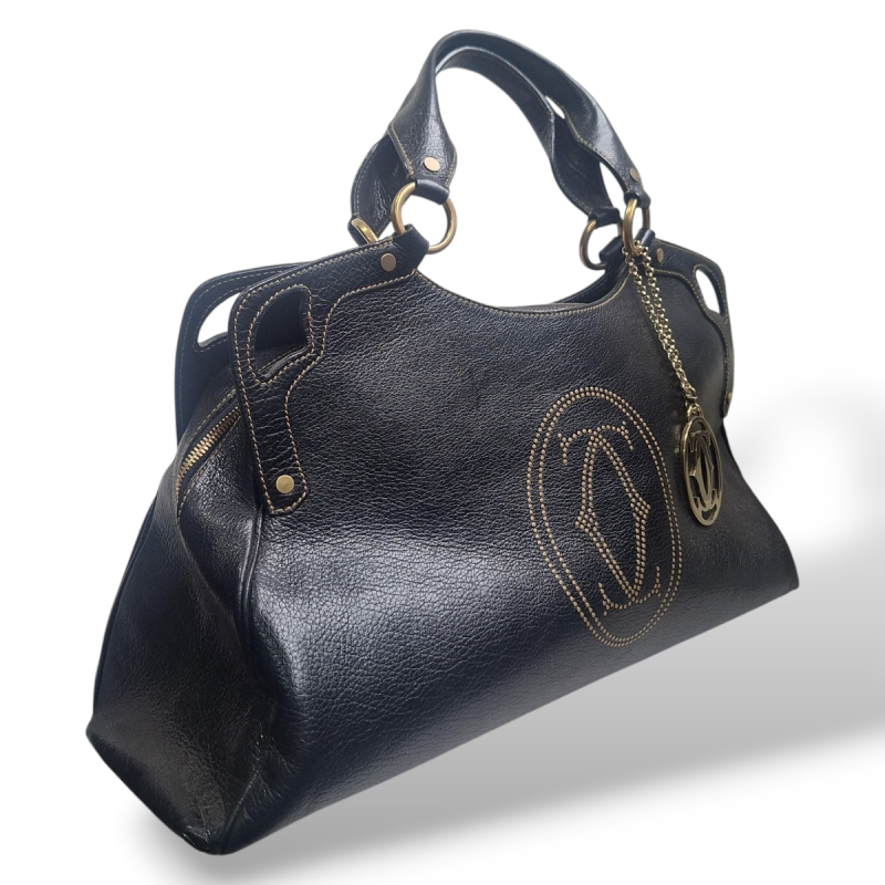 Bolsa Cartier Marcello Tote Preta Bolsa Cartier Marcello Tote Preta
