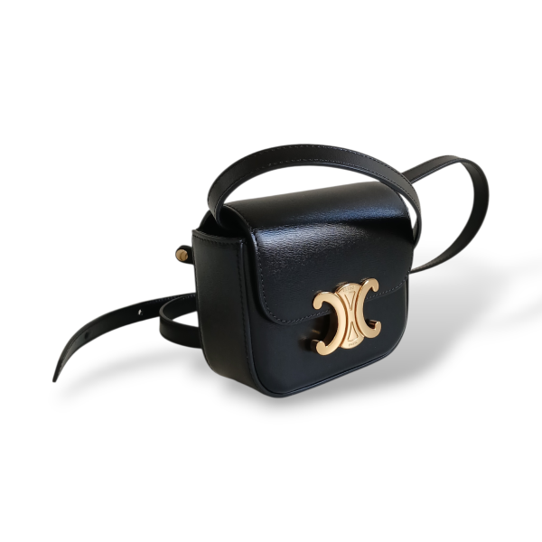 Bolsa Celine Triomphe Mini Preta