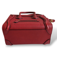Bolsa Celine Luggage Mini Couro Vermelho