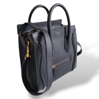 Bolsa Celine Luggage Mini Couro Marinho