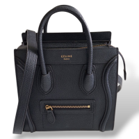 Bolsa Celine Luggage Mini Couro Marinho