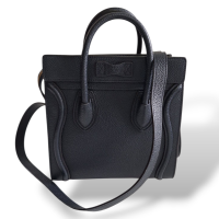 Bolsa Celine Luggage Mini Couro Marinho