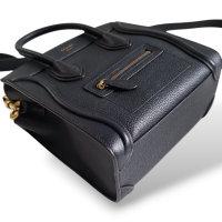 Bolsa Celine Luggage Mini Couro Marinho