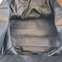 Bolsa Celine Luggage Suede Marrom Grande