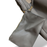 Bolsa Celine Soft Cabas Hobo Cinza