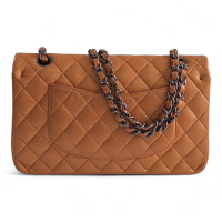 Bolsa Chanel Double Flap Bronze Média
