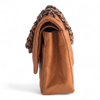 Bolsa Chanel Double Flap Bronze Média