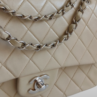 Bolsa Chanel Double Flap Off White