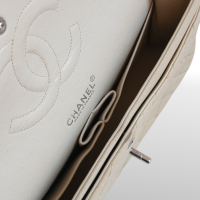 Bolsa Chanel Double Flap Off White