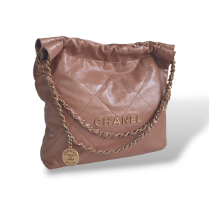 Bolsa Chanel 22 Small Bege 