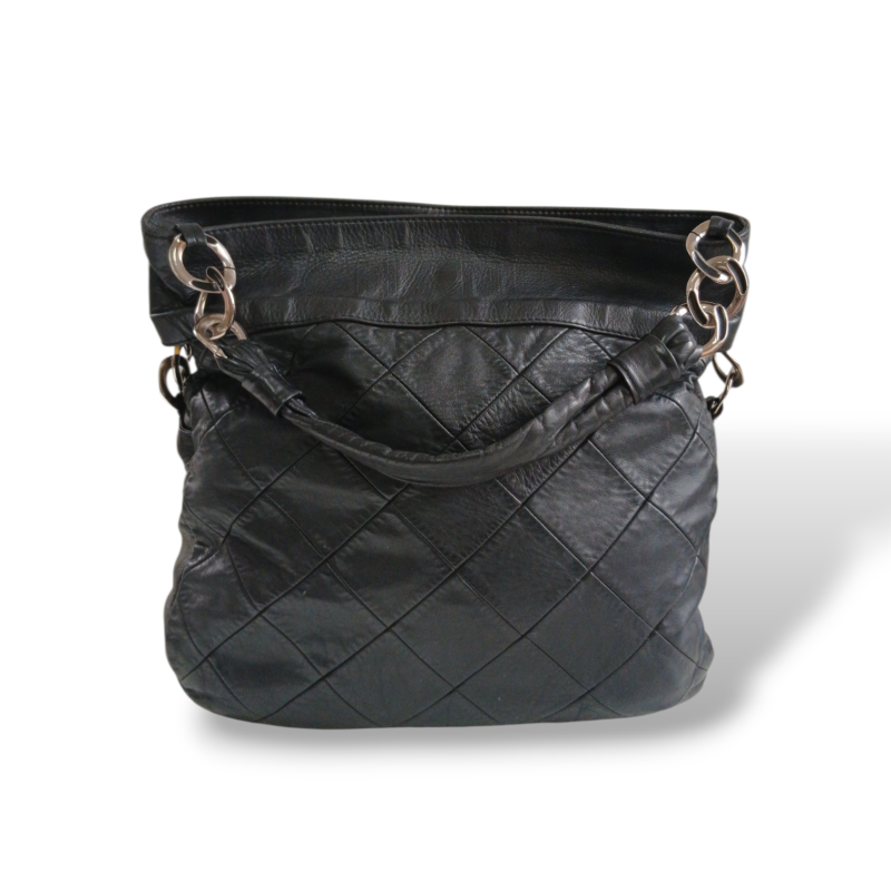 Bolsa Chanel Couro Preta 