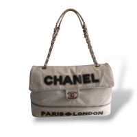Bolsa Chanel Paris-London Off-White Bolsa Chanel Paris-London Off-White