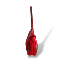 Bolsa Chanel Chain Around Vermelha Bolsa Chanel Chain Around Vermelha