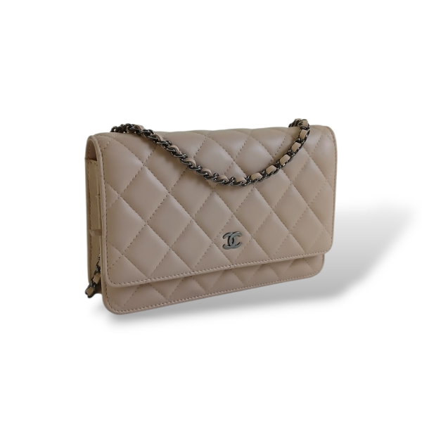 Bolsa Chanel Woc Bege 
