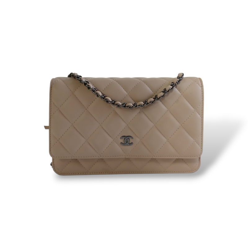 Bolsa Chanel Woc Bege 