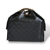 Bolsa Chanel 25 Couro Caviar Preto Ferragem Dourada Bolsa Chanel 25 Couro Caviar Preto Ferragem Dourada