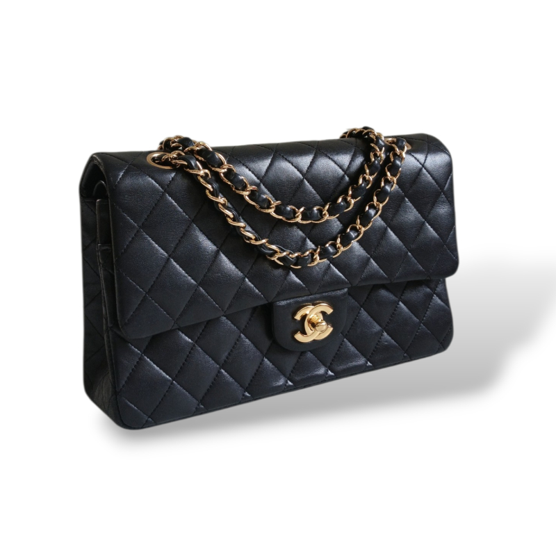 Bolsa Chanel Double Flap Preta 