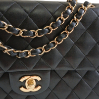 Bolsa Chanel Double Flap Preta 