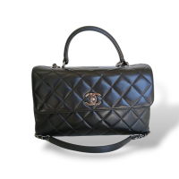 Bolsa Chanel Trendy CC Top Handle Preta Bolsa Chanel Trendy CC Top Handle Preta