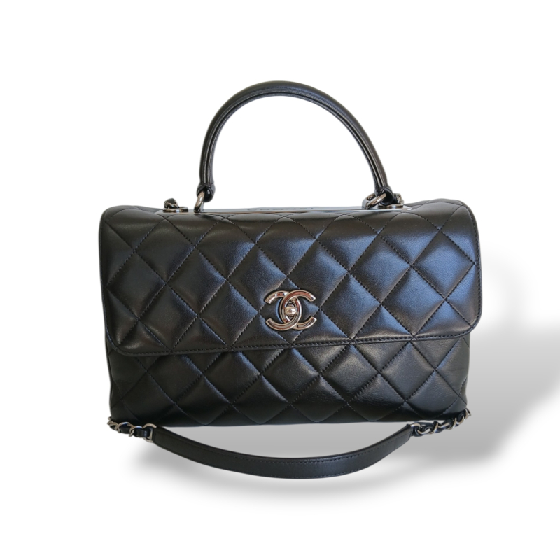 Bolsa Chanel Trendy CC Top Handle Preta
