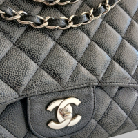 Bolsa Chanel Jumbo Single Flap Caviar Grafite Bolsa Chanel Jumbo Single Flap Caviar Grafite