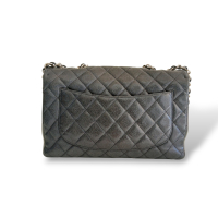Bolsa Chanel Jumbo Single Flap Caviar Grafite Bolsa Chanel Jumbo Single Flap Caviar Grafite
