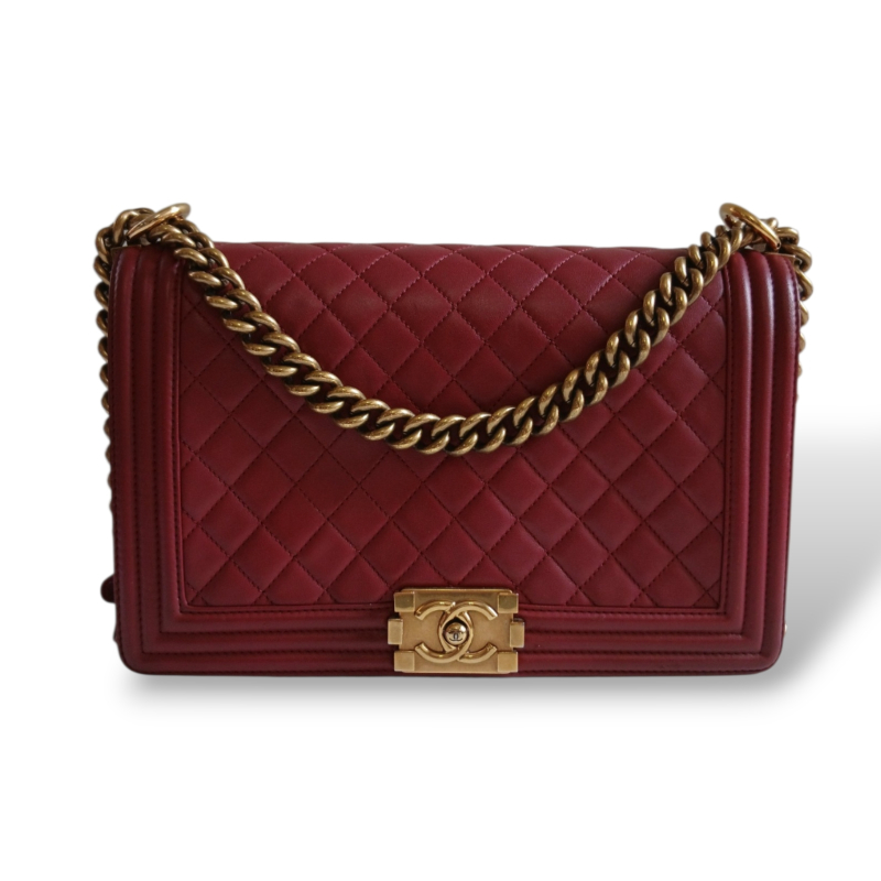 Bolsa Chanel Boy Vinho