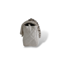 Bolsa Chanel Mini Pouch Off White Bolsa Chanel Mini Pouch Off White