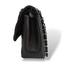 Bolsa Chanel Clássica Jumbo Double Flap Lambskin Preta Bolsa Chanel Clássica Jumbo Double Flap Lambskin Preta