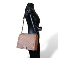 Bolsa Chanel Boy Large Bege
