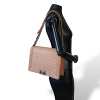 Bolsa Chanel Boy Large Bege