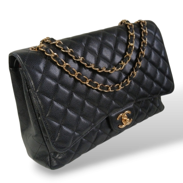 Bolsa Chanel Double Flap Preta 