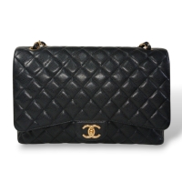 Bolsa Chanel Double Flap Preta 
