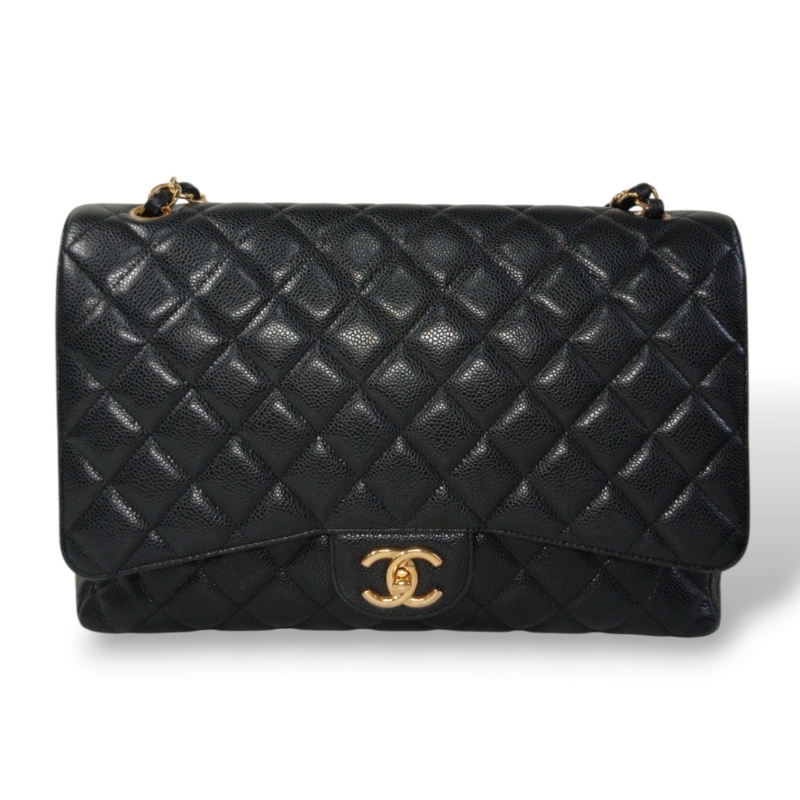 Bolsa Chanel Double Flap Preta 