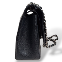 Bolsa Chanel Jumbo Classic Double Flap Caviar Preta