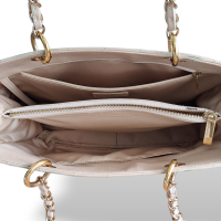 Bolsa Chanel Grand Shopping Bege
