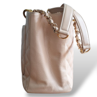 Bolsa Chanel Grand Shopping Bege
