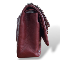 Bolsa Chanel Double Flap Burgundy 
