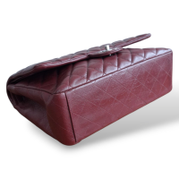 Bolsa Chanel Double Flap Burgundy 