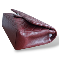 Bolsa Chanel Double Flap Burgundy 