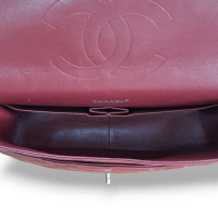 Bolsa Chanel Double Flap Burgundy 