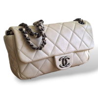 Bolsa Chanel Vintage Off White