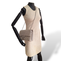 Bolsa Chanel 2.55 Double Flap Prata 