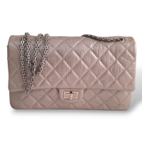 Bolsa Chanel 2.55 Double Flap Prata 